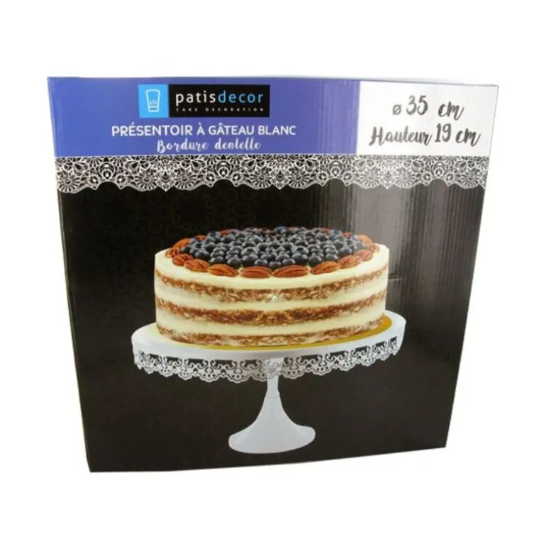 Presentoir Gateau Broderie 35 Cm