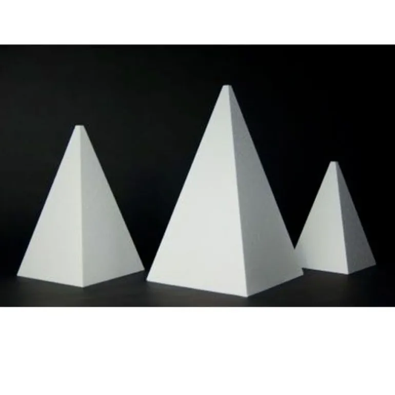Presentoir Polystyrène Pyramide 4 Faces