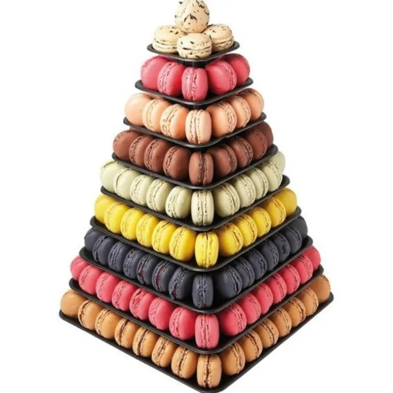 Presentoir Pyramide À Macarons Carree