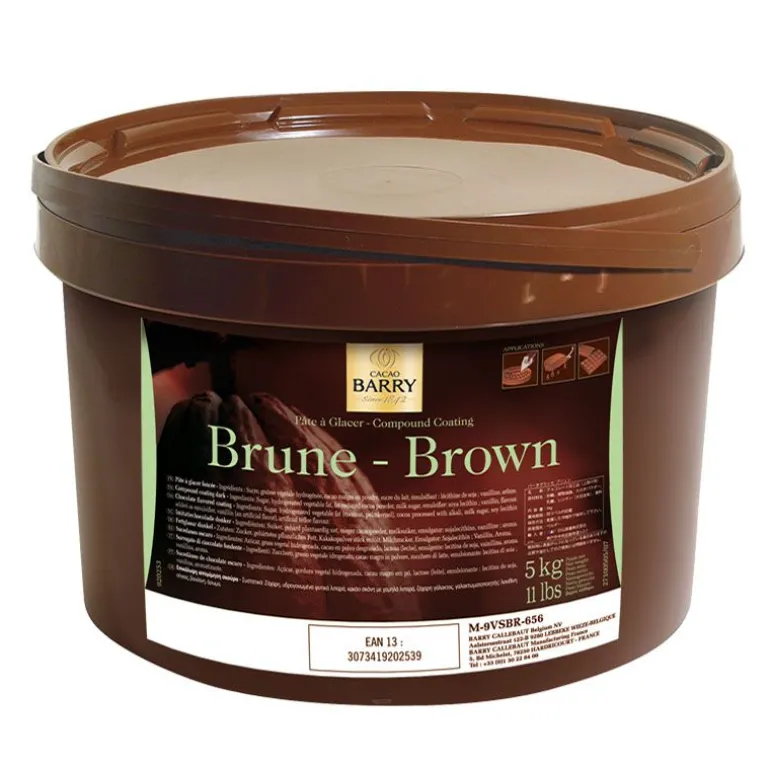 Pâte À Glacer Brune Barry 5 Kg