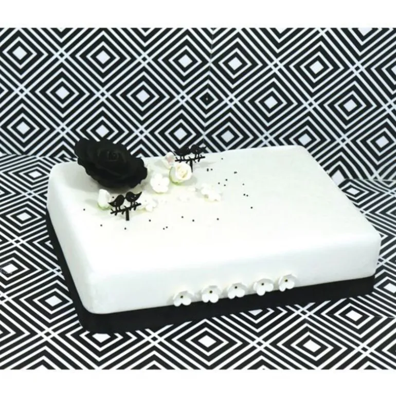 Pâte À Sucre Etalee Rectangulaire Blanche Patisdecor