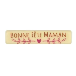 Rectangle Chocolat Blanc Bonne Fete Maman (X66)