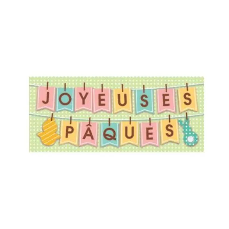 Rectangles Azyme Joyeuses Pâques (X24)