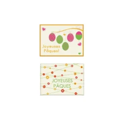 Rectangles Joyeuses Pâques Assortis Pate D'Amande (X 60) - Ddm 09/23