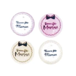 Ronds Chocolat Bonne Fete Maman Assortis (X 40)