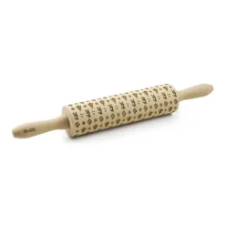 Rouleau Empreintes En Bois Noël