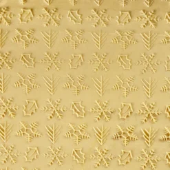 Rouleau Empreintes En Bois Theme Hiver