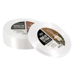 Ruban Blanc Satin (22 M) Patisdecor