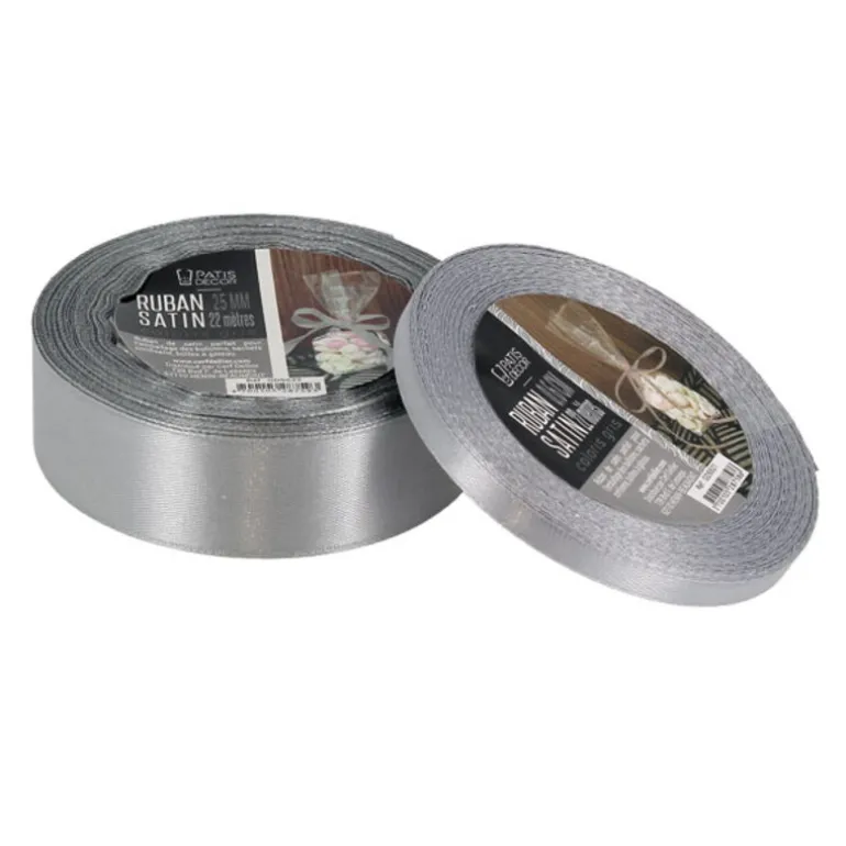 Ruban Satin Gris (22 M)