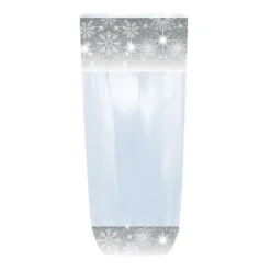 Sachet Fond Carton Flocons D'Argent (X100)