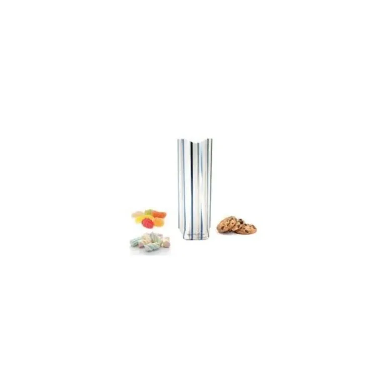 Sachets Fond Carton Bandelettes Argentees (X100)