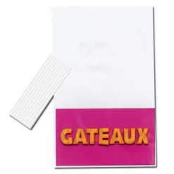 Sachets Gâteaux + Liens 14 X 23 Cm (X10)