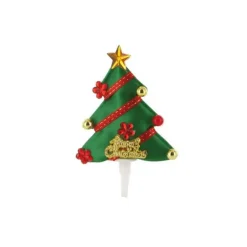 Sapin De Noël Decore Sur Pique