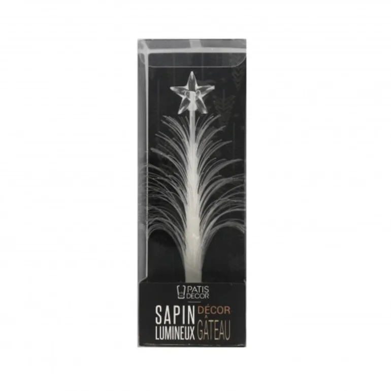Sapin Lumineux Sur Pique Patisdecor
