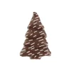 Sapins De Noël Neigeux Chocolat Noir (X128)