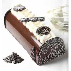 Sapins De Noël Neigeux Chocolat Noir (X128)