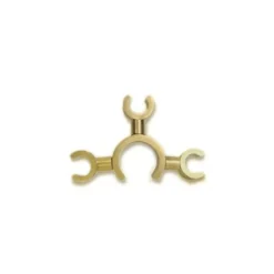 Support Clip Dore A Etincelles Royales