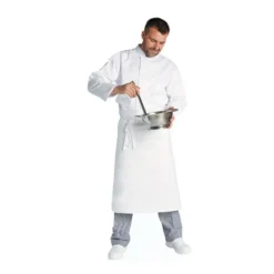 Tablier De Chef Blanc 55 Cm