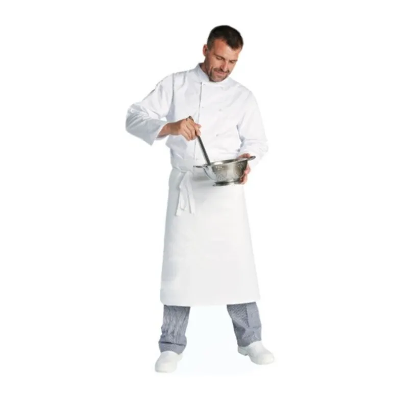 Tablier De Chef Blanc 85 X 105 Cm