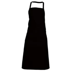 Tablier Valet Bavette Noir