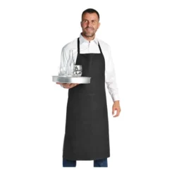 Tablier Valet Bavette Noir