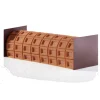 Tapis Silicone Texture Chocolat