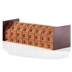 Tapis Silicone Texture Chocolat