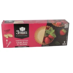 Tartelettes Sablees Au Beurre (X9)