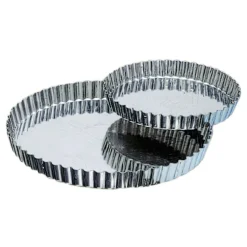 Tourtiere Cannelee En Fer Blanc