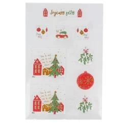 Transfert Chocolat Theme Village De Noël