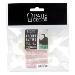 Tulipe Blanche En Azyme Patisdecor (X15)