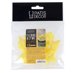 Tulipe Jaune En Azyme Patisdecor (X15)